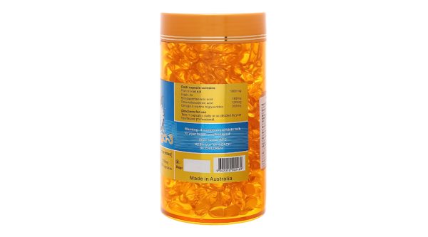 Dầu cá Costar Omega-3 hỗ trợ sức khỏe tim mạch, bổ mắt lọ 365 viên