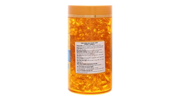 Dầu cá Costar Omega-3 hỗ trợ sức khỏe tim mạch, bổ mắt lọ 365 viên