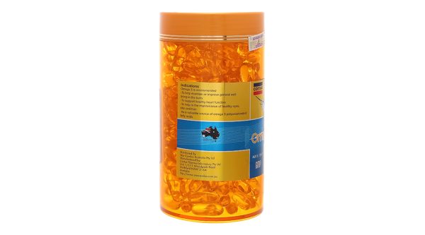 Dầu cá Costar Omega-3 hỗ trợ sức khỏe tim mạch, bổ mắt lọ 365 viên
