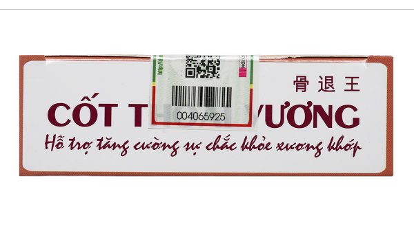 Cốt Thoái Vương hỗ trợ giảm thoái hóa đốt sống hộp 30 viên