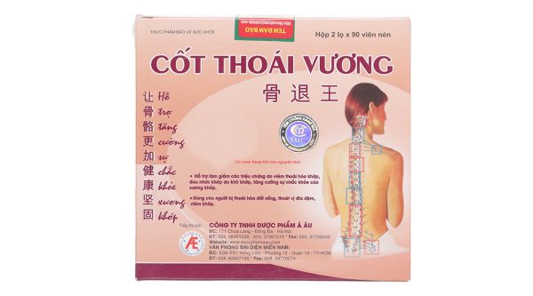 Cốt Thoái Vương giảm đau xương khớp hộp 180 viên