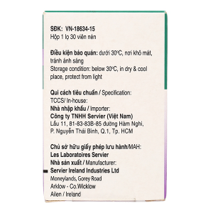 Coveram 5mg/10mg trị tăng huyết áp, mạch vành hộp 30 viên