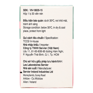 Coveram 5mg/5mg trị tăng huyết áp, mạch vành hộp 30 viên