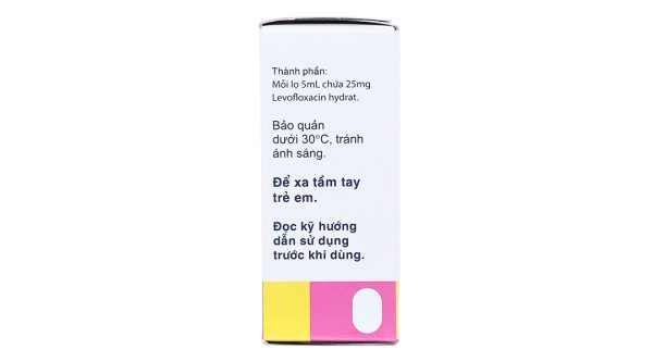 Dung dịch nhỏ mắt Cravit 0.5% trị nhiễm khuẩn mắt lọ 5ml