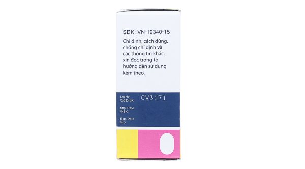 Dung dịch nhỏ mắt Cravit 0.5% trị nhiễm khuẩn mắt lọ 5ml