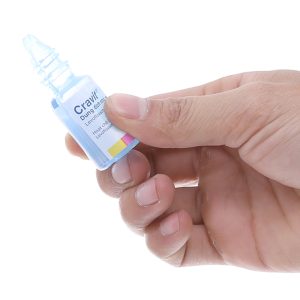 Dung dịch nhỏ mắt Cravit 0.5% trị nhiễm khuẩn mắt lọ 5ml