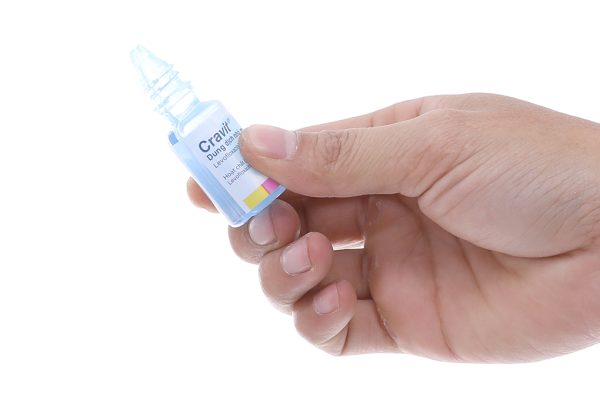 Dung dịch nhỏ mắt Cravit 0.5% trị nhiễm khuẩn mắt lọ 5ml