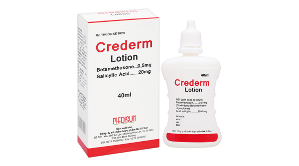 Crederm Lotion trị các bệnh ngoài da chai 40ml