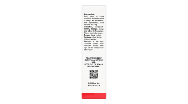 Crederm Lotion trị các bệnh ngoài da chai 40ml