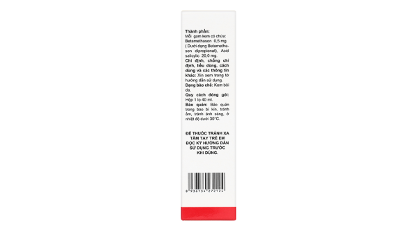Crederm Lotion trị các bệnh ngoài da chai 40ml