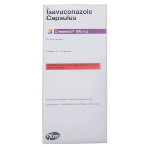 Cresemba 100mg trị nhiễm nấm Aspergillus xâm lấn (2 vỉ x 7 viên)