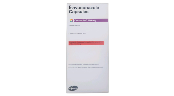 Cresemba 100mg trị nhiễm nấm Aspergillus xâm lấn (2 vỉ x 7 viên)