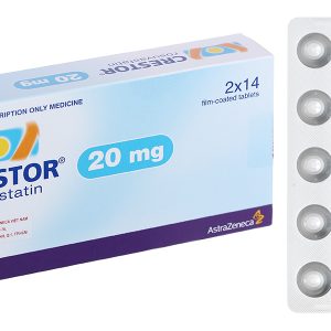 Crestor 20mg trị tăng cholesterol máu nguyên phát (2 vỉ x 14 viên)