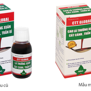Siro CTT Global hỗ trợ giảm ho, bổ phổi chai 100ml