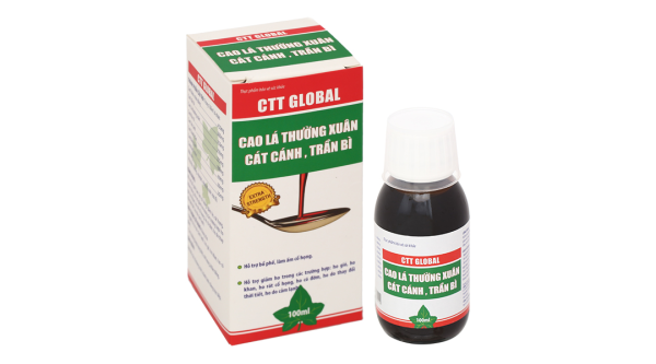 Siro CTT Global hỗ trợ giảm ho, bổ phổi chai 100ml