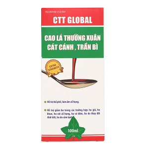 Siro CTT Global hỗ trợ giảm ho, bổ phổi chai 100ml