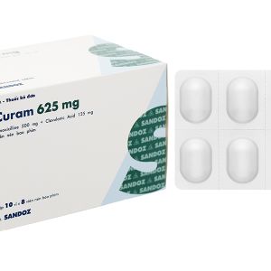 Curam 625mg trị nhiễm khuẩn (10 vỉ x 8 viên)