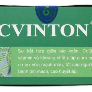 Cvinton giảm nguy cơ xơ vữa, tốt cho người bệnh tim mạch hộp 60 viên