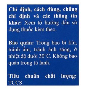 Dung dịch uống Cynamus 125mg/5ml trị ho có đàm, viêm phế quản (20 ống x 5ml)