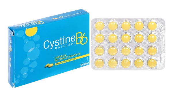 Cystine B6 Bailleul trị bệnh lý liên quan đến tóc, móng (1 vỉ x 20 viên)