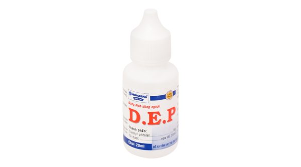 Dung dịch dùng ngoài D.E.P HDPharma trị ghẻ, phòng côn trùng đốt chai 20ml