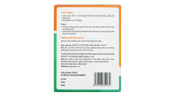 Hỗn dịch Dạ Dày Gasto hỗ trợ giảm acid dịch vị, bảo vệ niêm mạc dạ dày hộp 20 gói x 10ml