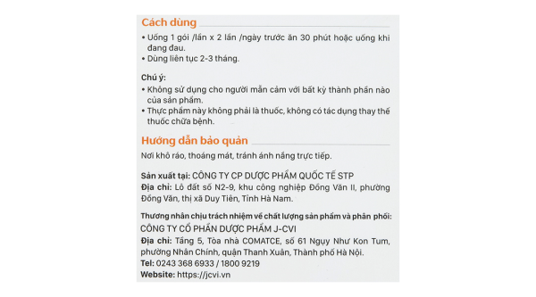 Hỗn dịch Dạ Dày Gasto hỗ trợ giảm acid dịch vị, bảo vệ niêm mạc dạ dày hộp 20 gói x 10ml