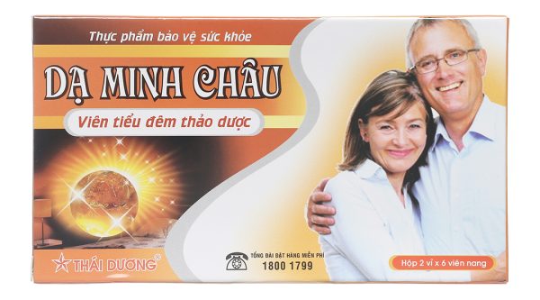 Dạ Minh Châu hỗ trợ giảm tiểu đêm hộp 12 viên