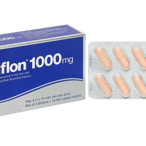 Daflon 1000mg điều trị triệu chứng thực thể liên quan đến trĩ cấp (3 vỉ x 10 viên)