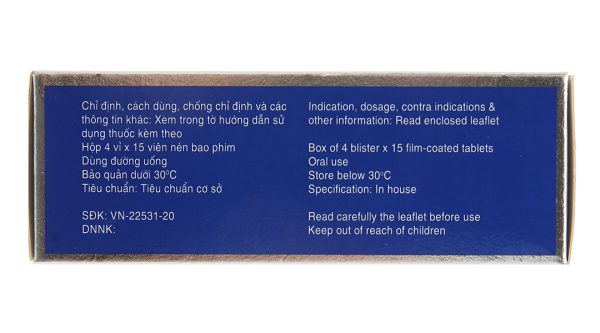 Daflon 500mg trị rối loạn tuần hoàn tĩnh mạch và các triệu chứng trĩ cấp (4 vỉ x 15 viên)