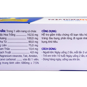 Đại Tràng Bảo Nguyên hỗ trợ giảm rối loạn chức năng đại tràng hộp 50 viên