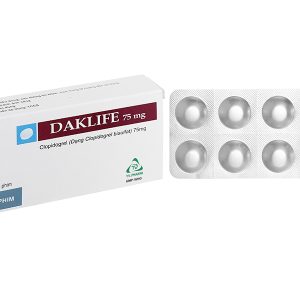 Daklife 75mg phòng và trị huyết khối (3 vỉ x 10 viên)