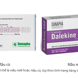 Dalekine 500 trị động kinh (4 vỉ x 10 viên)