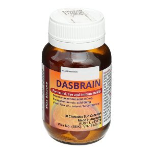 Dasbrain bổ não, tăng cường miễn dịch lọ 30 viên