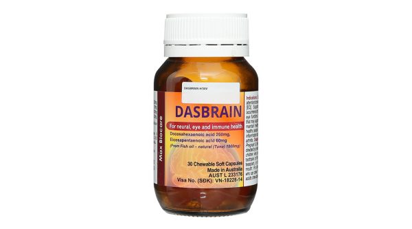 Dasbrain bổ não, tăng cường miễn dịch lọ 30 viên