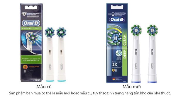 Đầu bàn chải điện Oral-B Cross Action EB50 hộp 2 cái