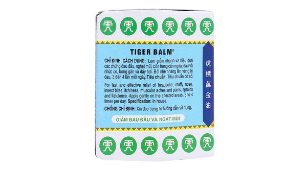 Dầu xoa Tiger Balm White lọ 30g