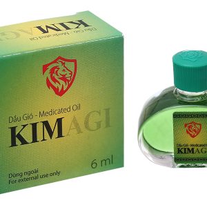 Dầu gió Kim Agi giữ ấm, dịu vết ngứa chai 6ml
