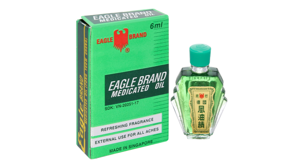 Dầu gió xanh Con Ó chai 6ml