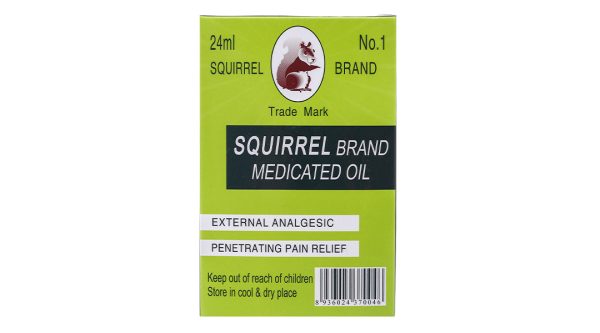 Dầu gió xanh hiệu Con Sóc giảm đau nhức, côn trùng cắn chai 24ml