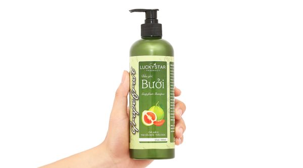 Dầu gội Bưởi Lucky Star giảm rụng tóc, sạch gàu chai 500ml