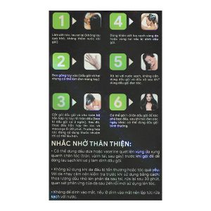 Dầu gội đen Lucky Star phủ bạc làm đen tóc hộp 8 gói x 25ml