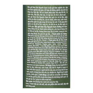 Dầu gội dược liệu Nguyên Xuân phù hợp tóc khô xơ, hư tổn chai 350ml