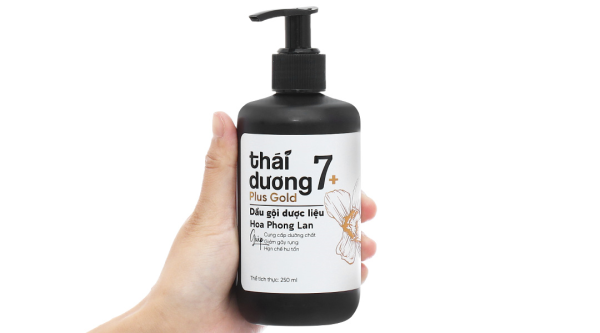 Dầu Gội Dược Liệu Thái Dương 7 Plus hỗ trợ phục hồi tóc chai 250ml