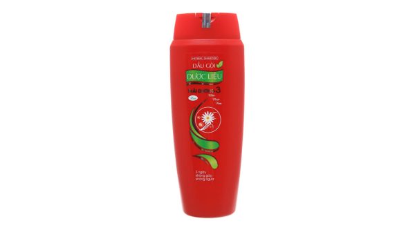 Dầu gội dược liệu Thái Dương 3 Gold hương hoa đào sạch gàu, mềm mượt chai 200ml