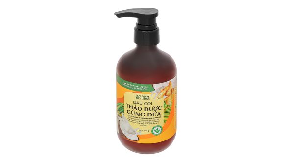 Dầu gội Thảo dược Gừng dừa Cocay Hoala sạch gàu, giảm gãy rụng chai 440g