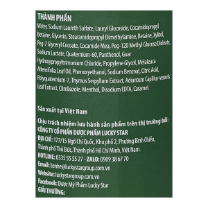 Dầu gội tràm trà Lucky Star làm sạch da đầu, giảm gãy rụng tóc chai 300ml