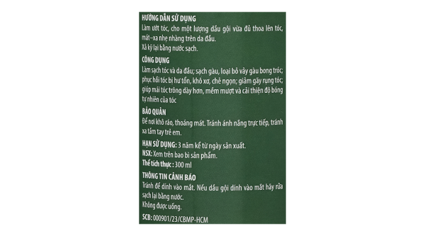 Dầu gội tràm trà Lucky Star làm sạch da đầu, giảm gãy rụng tóc chai 300ml