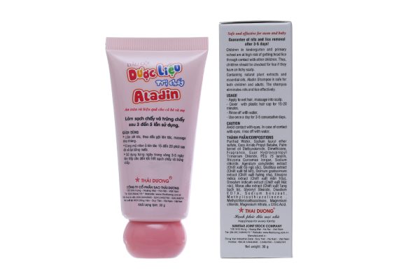 Dầu gội dược liệu Aladin trị chấy, loại bỏ trứng chấy tuýp 30g