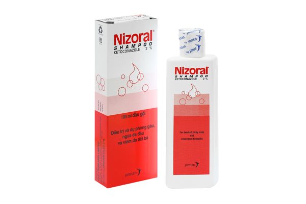 Dầu gội Nizoral phòng và trị gàu, nấm da đầu, viêm tiết bã nhờn chai 100ml